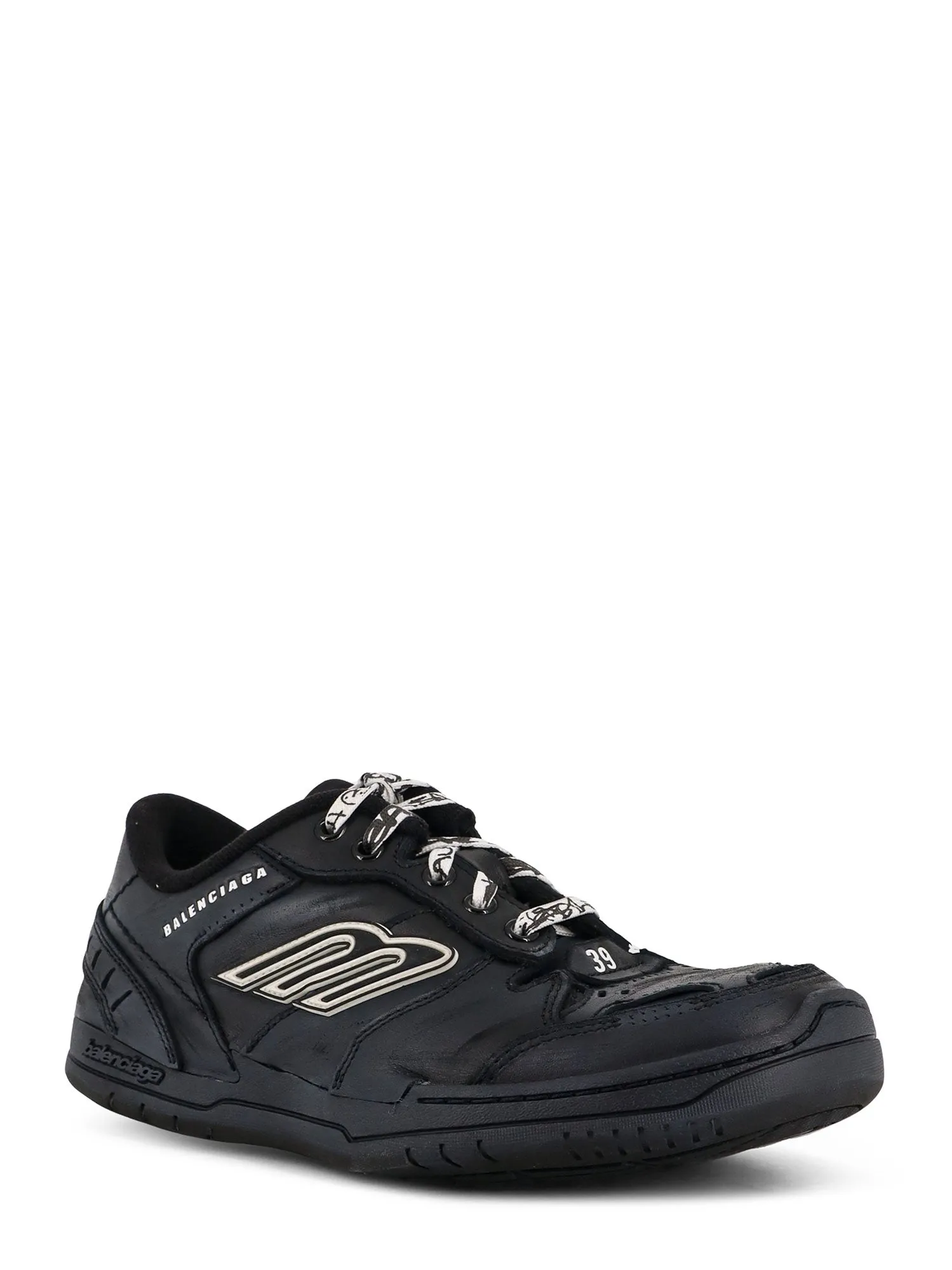 Hamptons Worn-Out Low-Top Leather Sneakers sold by Wanan Luxury product image thumbnail 2