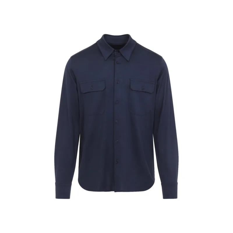 Shirts Blue made by Tom Ford