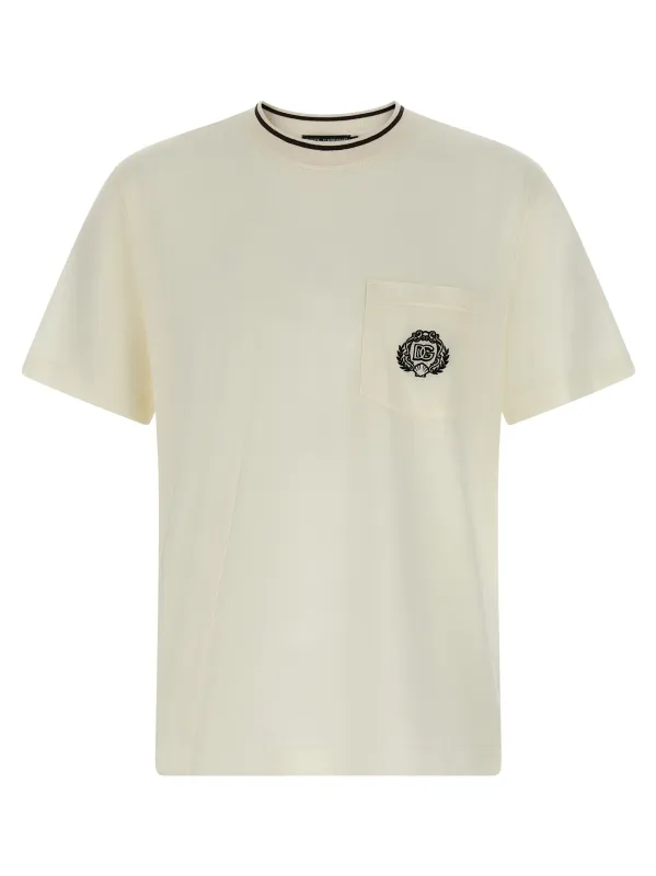 Private Wardrobe T-Shirt White made by Dolce & Gabanna