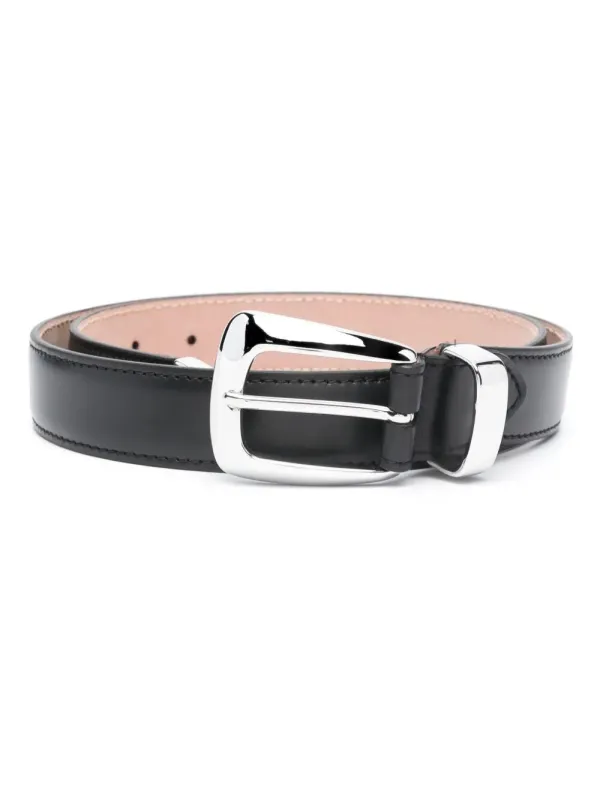 Benny Smooth Leather Belt made by KHAITE