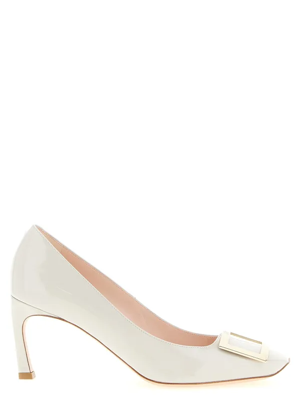 Trompette Pumps Gray made by Roger Vivier