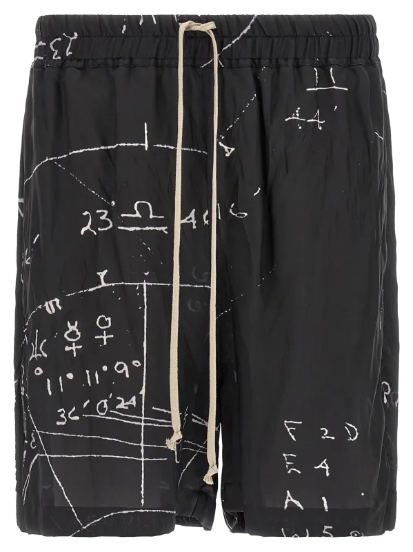 Boxers Bermuda And Short White/Black made by Rick Owens