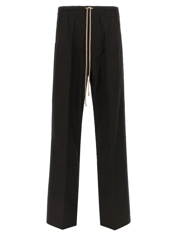 Dietrich Drawstring Pants Black made by Rick Owens