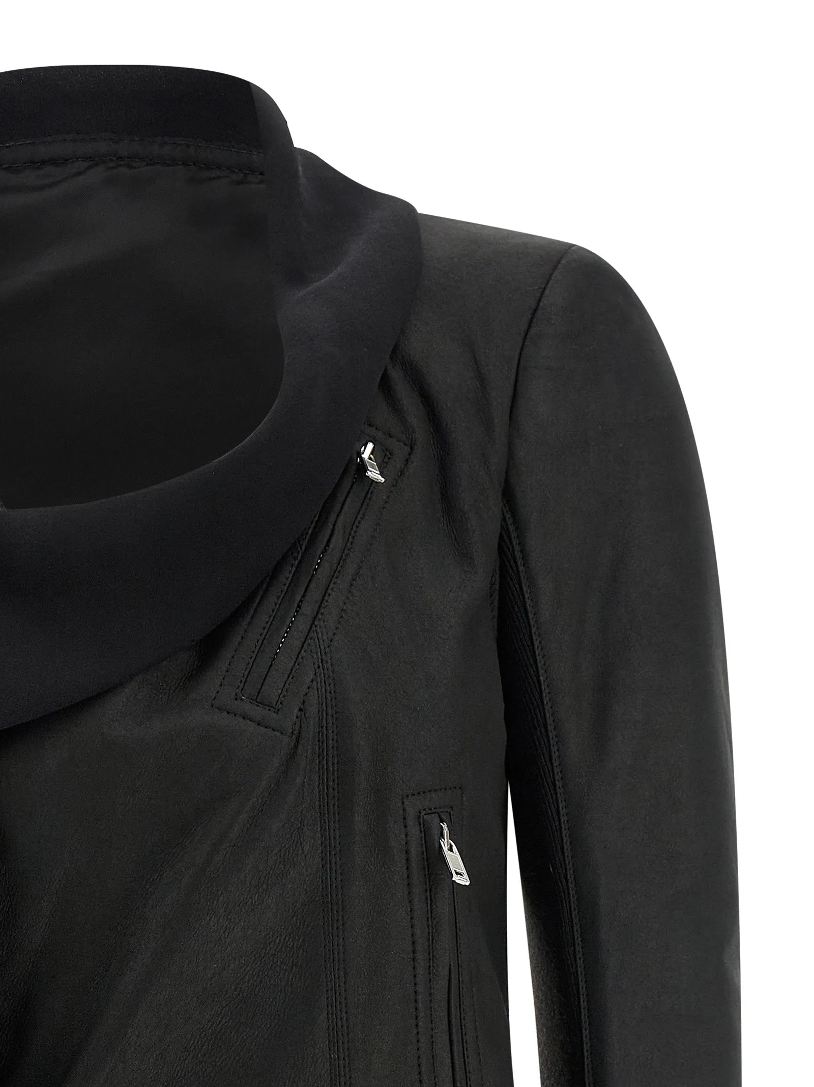 Scarf Biker Puffer Jackets Black sold by Wanan Luxury product image thumbnail 3