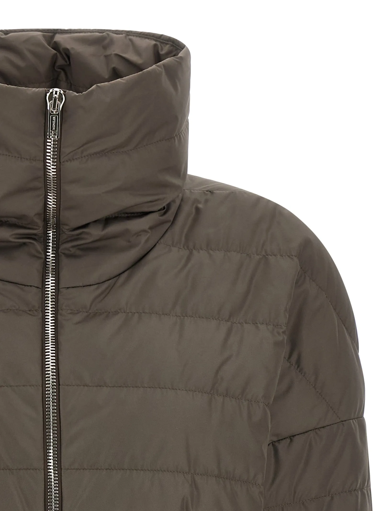 Cropped Puffer Jackets Gray sold by Wanan Luxury product image thumbnail 3