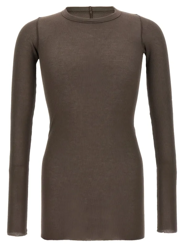 Rib Ls T T-Shirt Gray made by Rick Owens
