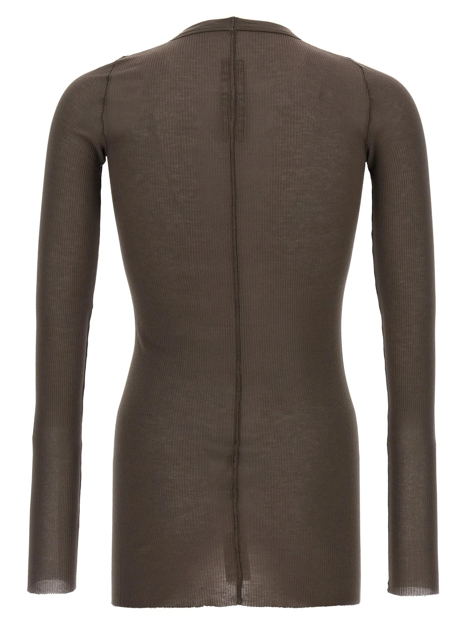 Rib Ls T T-Shirt Gray sold by Wanan Luxury product image thumbnail 2