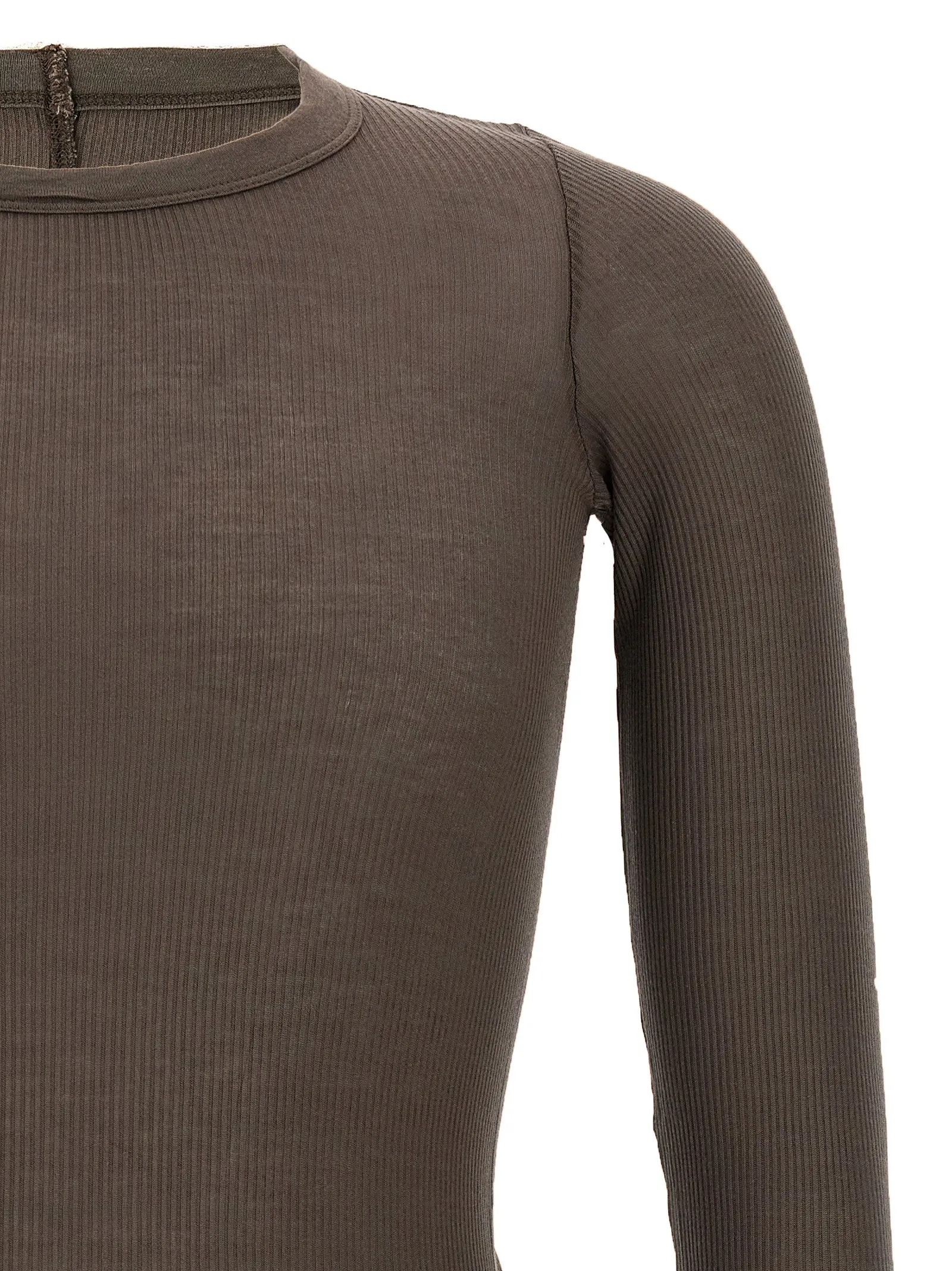 Rib Ls T T-Shirt Gray sold by Wanan Luxury product image thumbnail 3