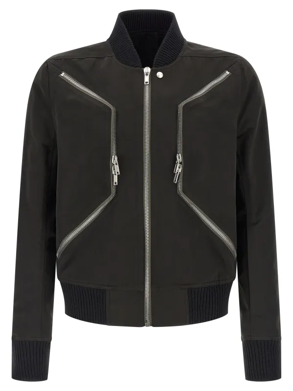 Heizer Flight Puffer Jackets Black made by Rick Owens