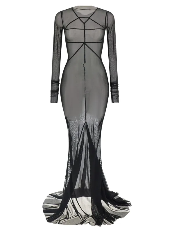 Temple Dresses Black made by Rick Owens