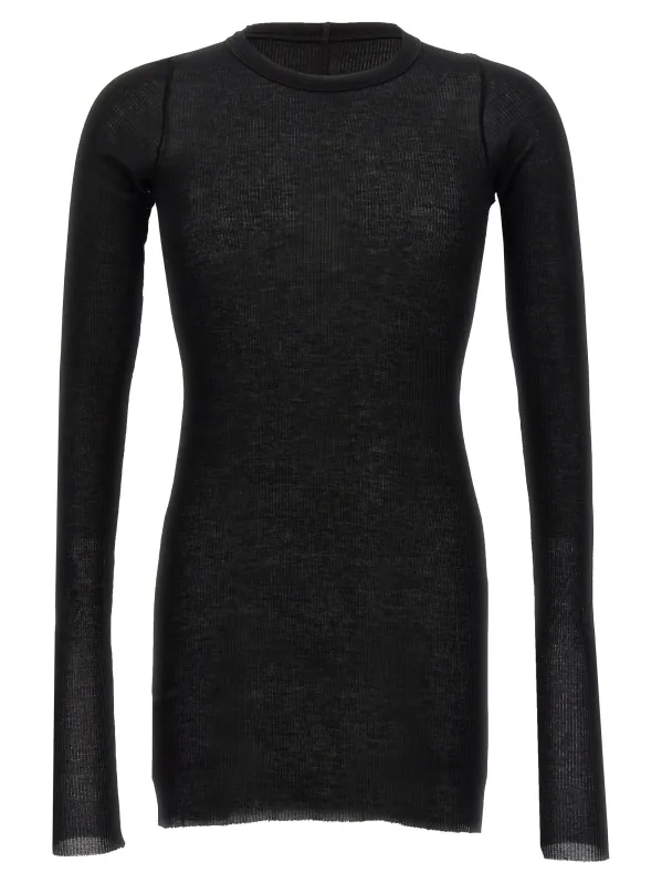Rib Ls T T-Shirt Black made by Rick Owens