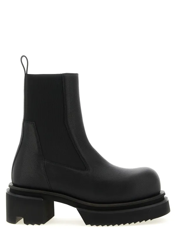 Beatle Bogun Boots And Ankle Boots Black made by Rick Owens