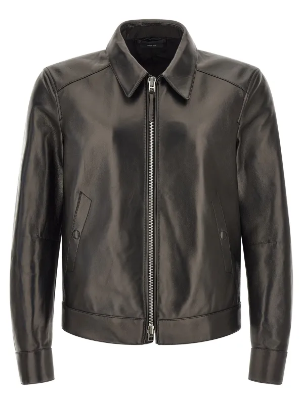 Blouson Nappa Puffer Jackets Black made by Tom Ford