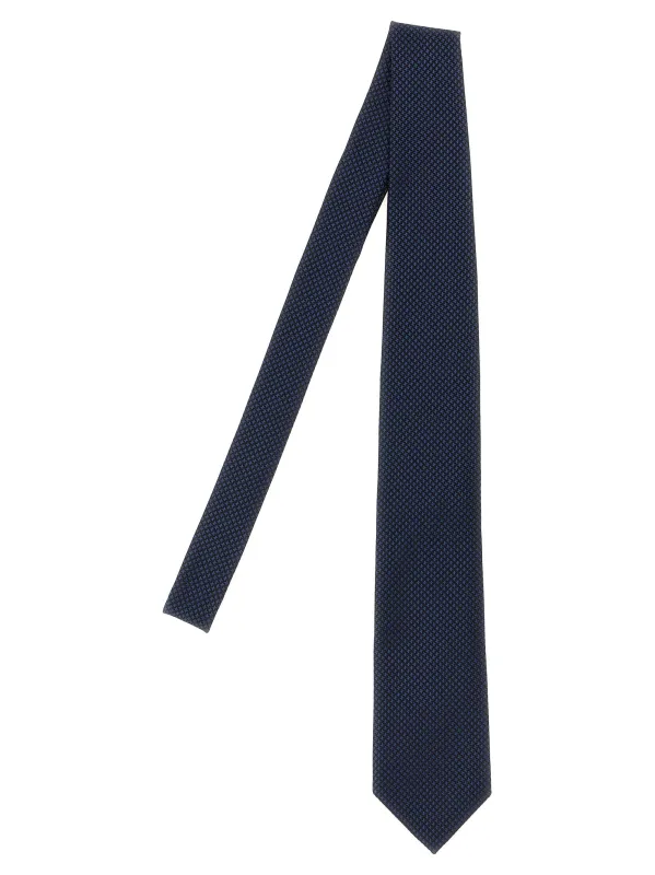 Silk Tie Ties And Papillon Blue made by Tom Ford