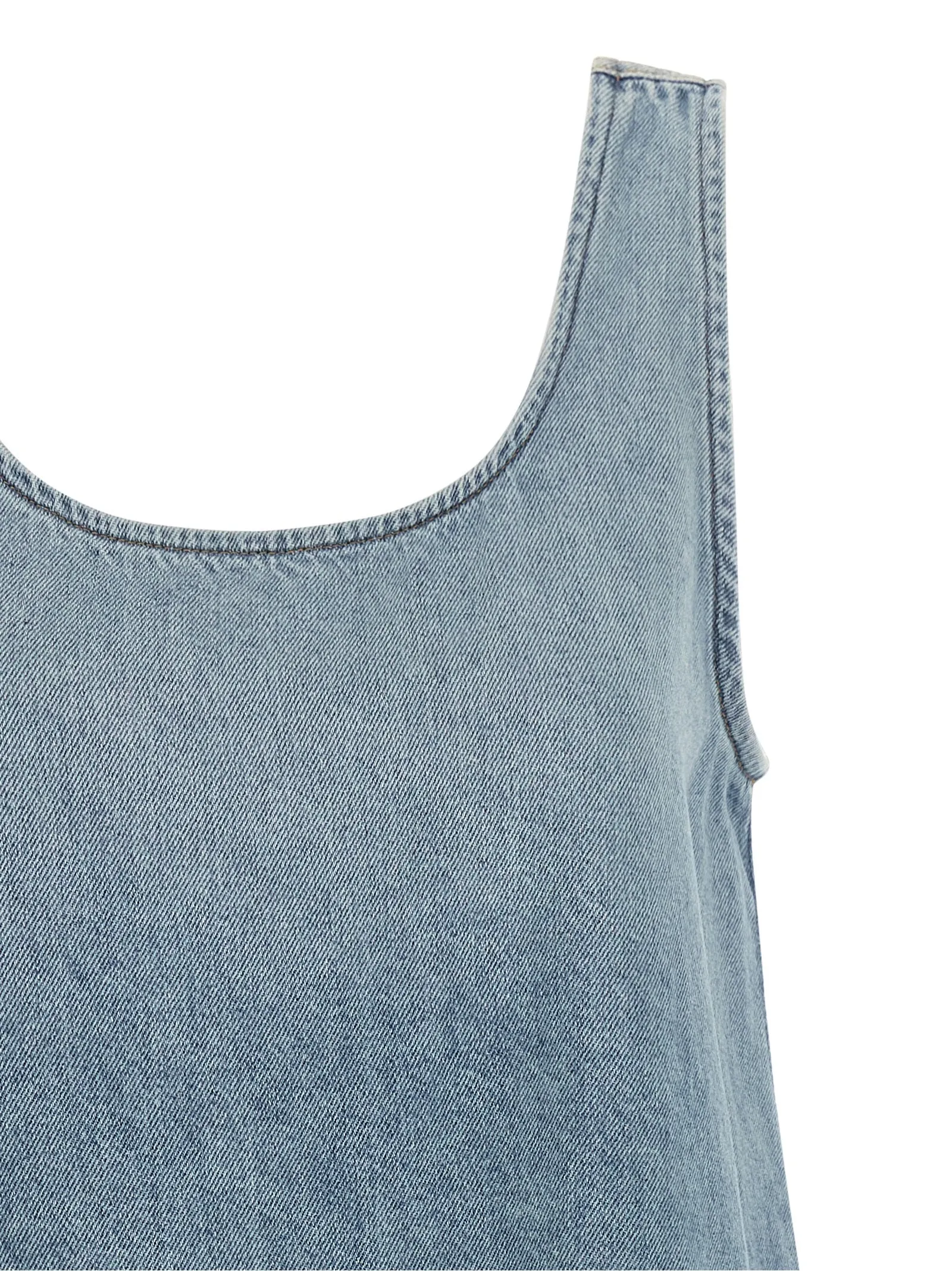Denim Dress Dresses Light Blue sold by Wanan Luxury product image thumbnail 3
