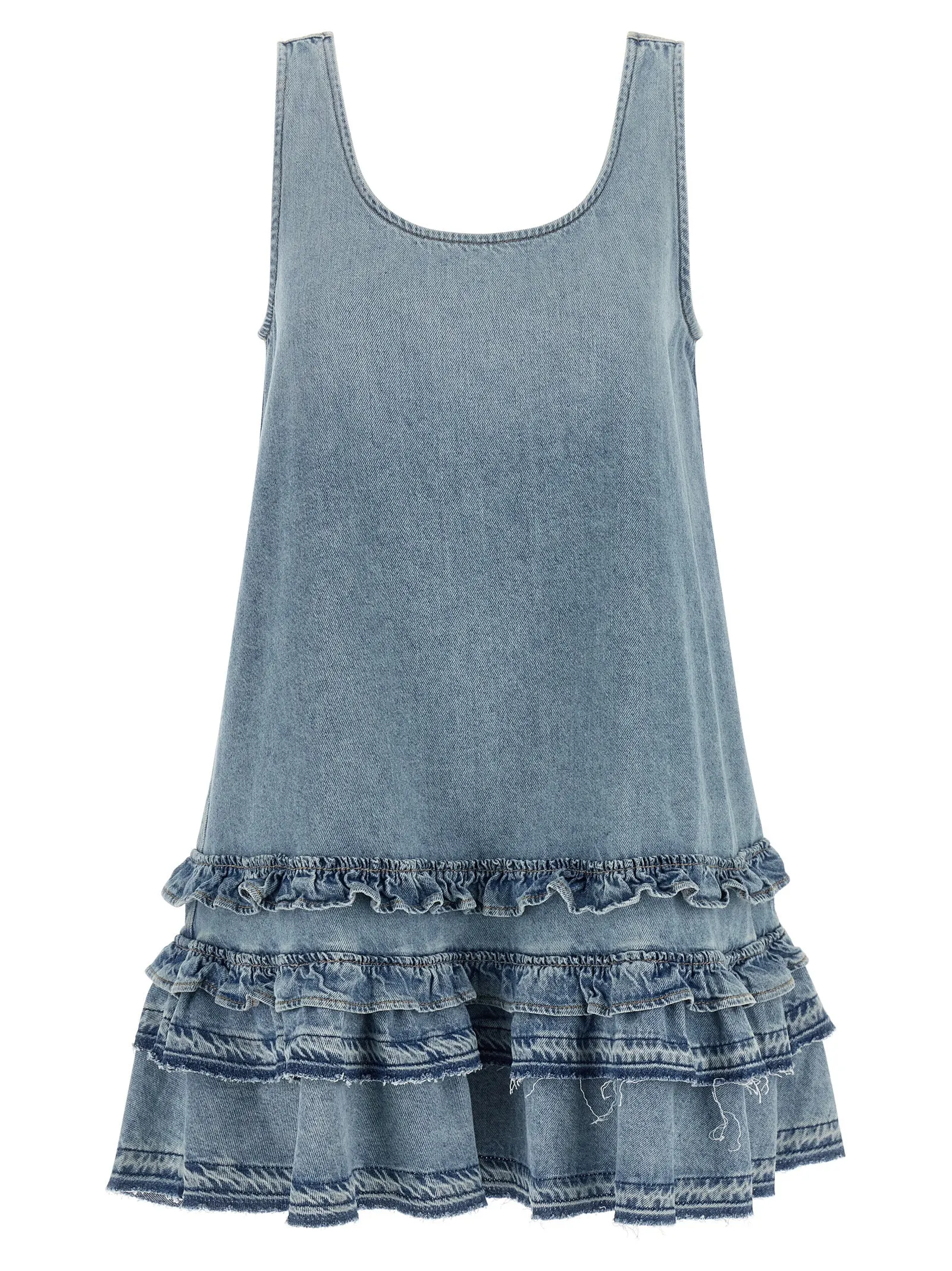 Denim Dress Dresses Light Blue sold by Wanan Luxury