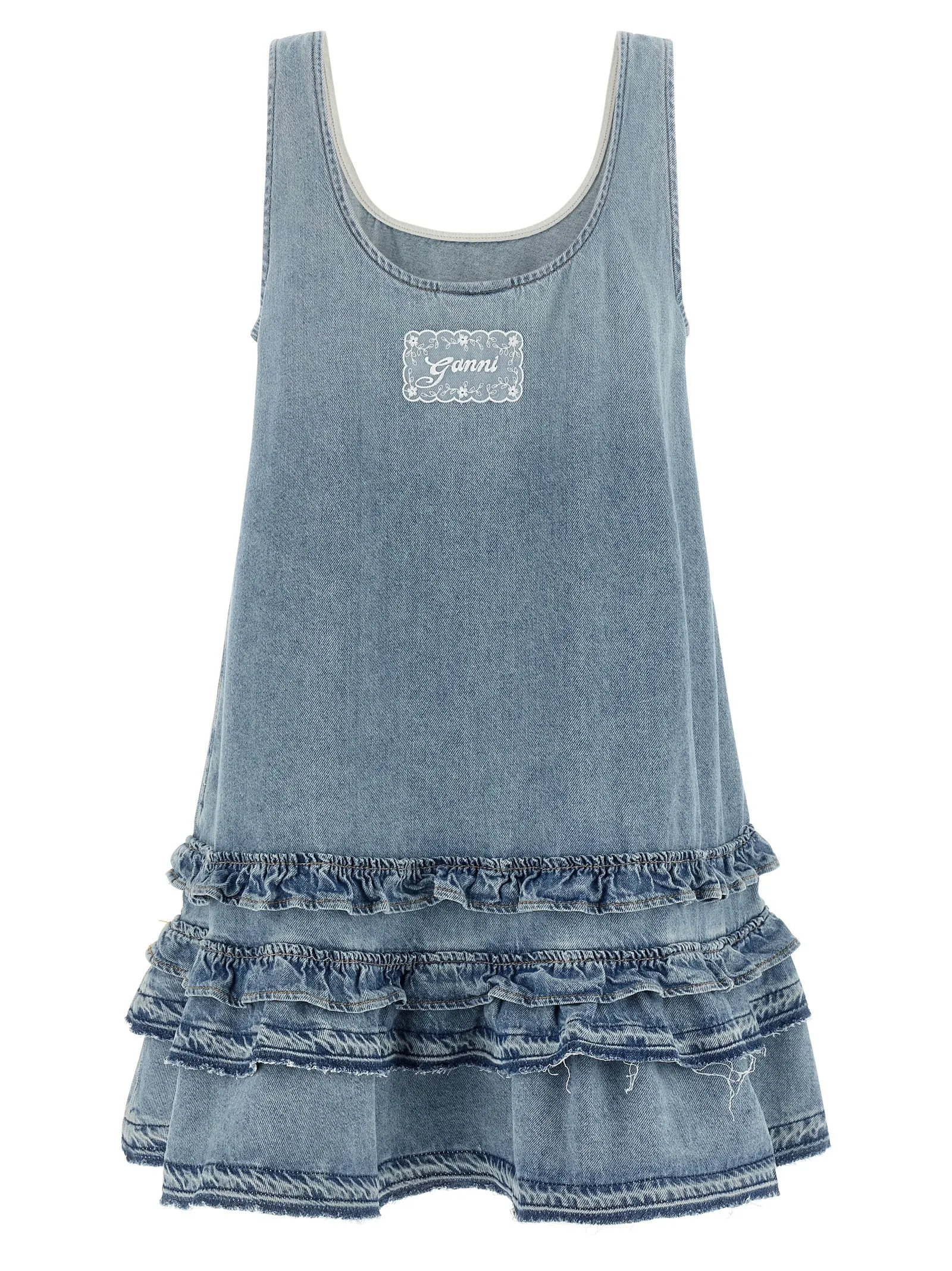 Denim Dress Dresses Light Blue sold by Wanan Luxury product image thumbnail 2