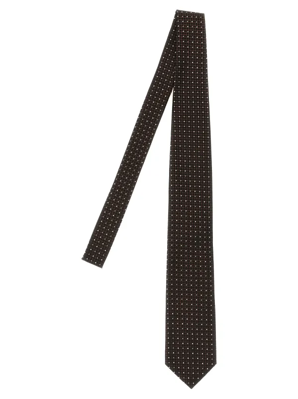Silk Tie Ties And Papillon Brown made by Tom Ford