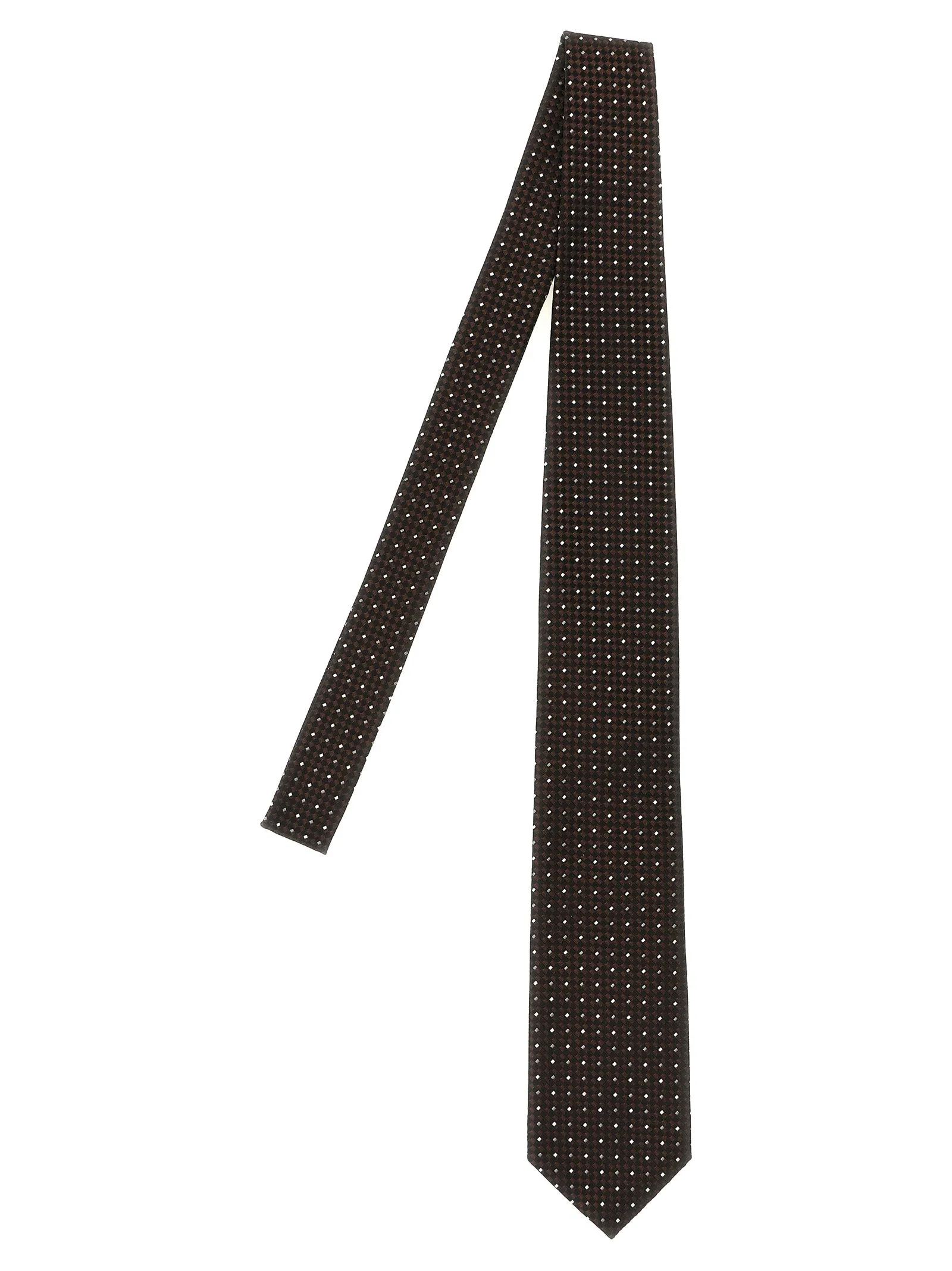 Silk Tie Ties And Papillon Brown sold by Wanan Luxury