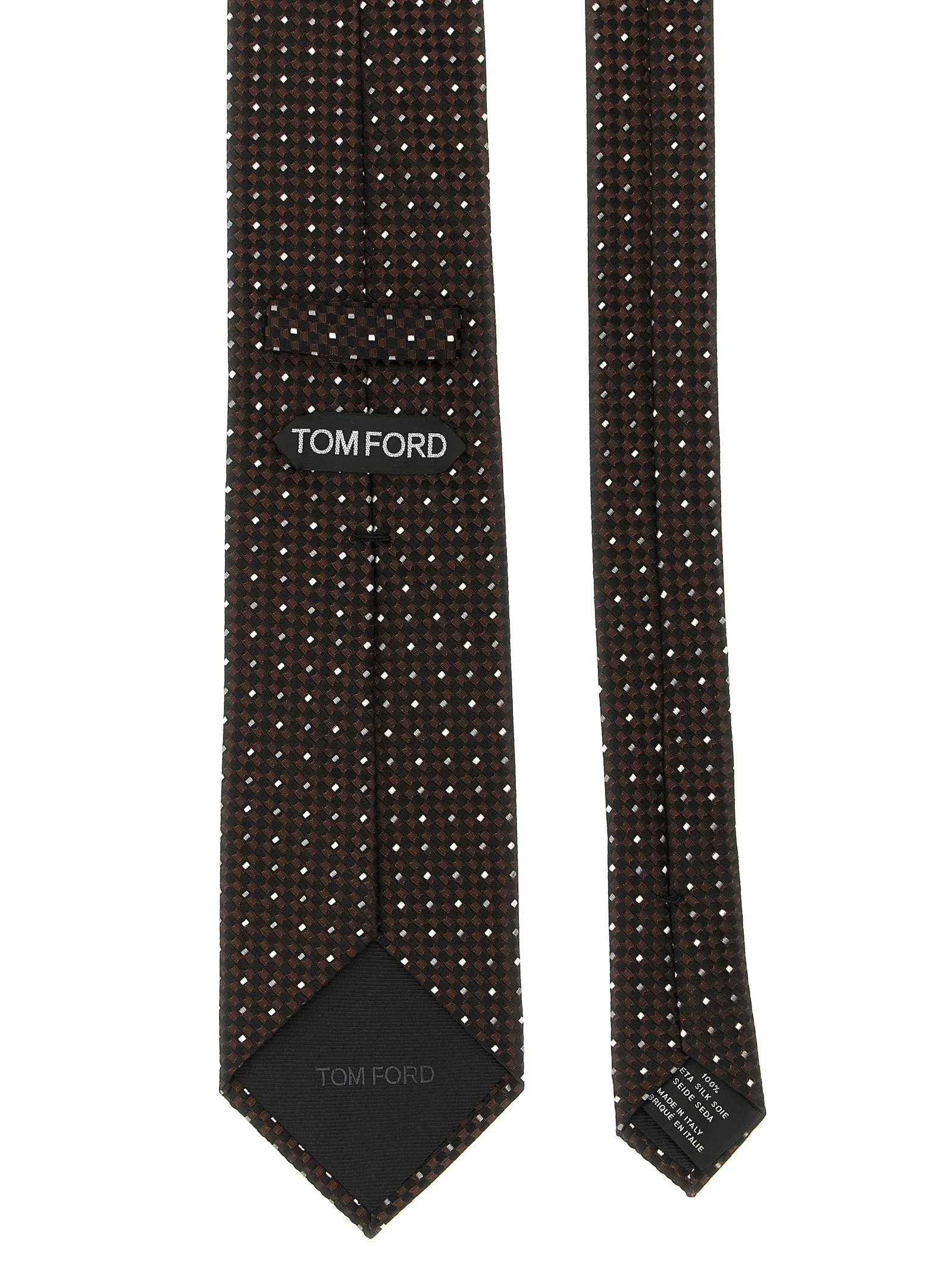 Silk Tie Ties And Papillon Brown sold by Wanan Luxury product image thumbnail 2