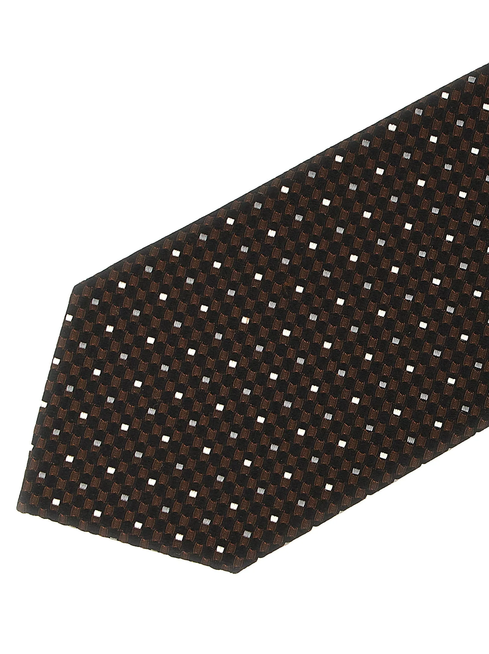 Silk Tie Ties And Papillon Brown sold by Wanan Luxury product image thumbnail 3