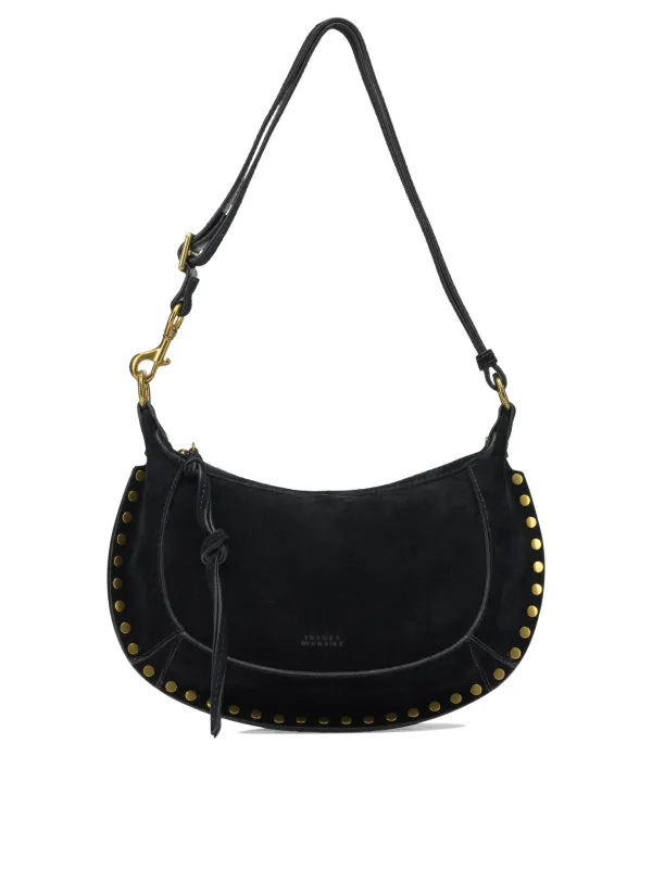 Oskan Moon Shoulder Bags Black made by Isabel Marant