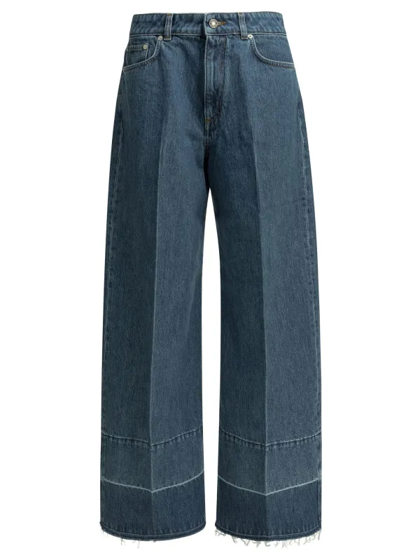 Wide Leg Jeans Blue made by Givenchy