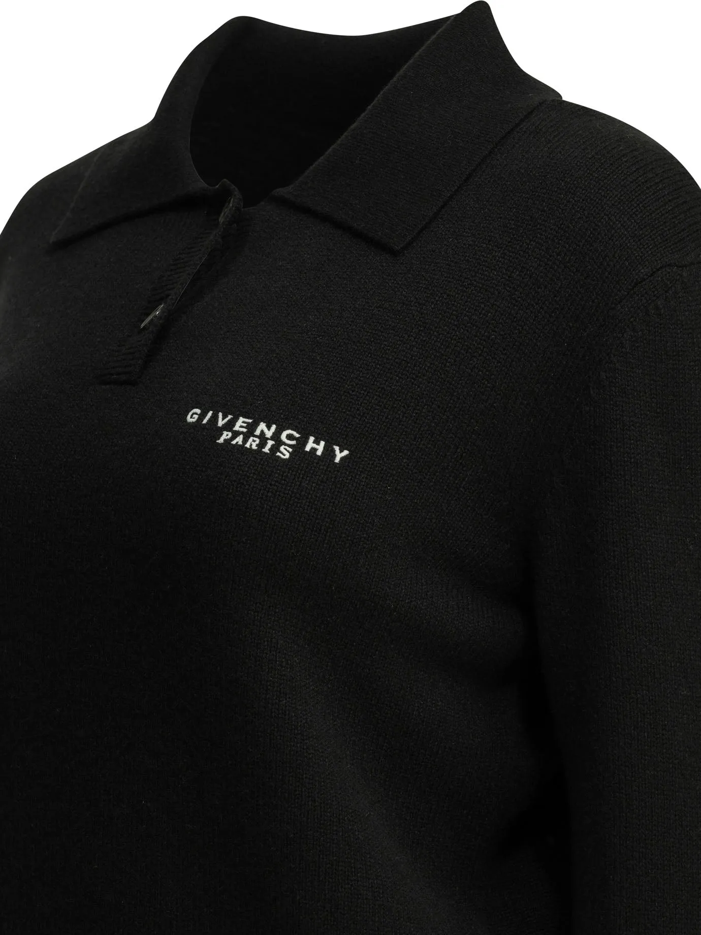 Logo Polo Sweater Knitwear Black sold by Wanan Luxury product image thumbnail 4