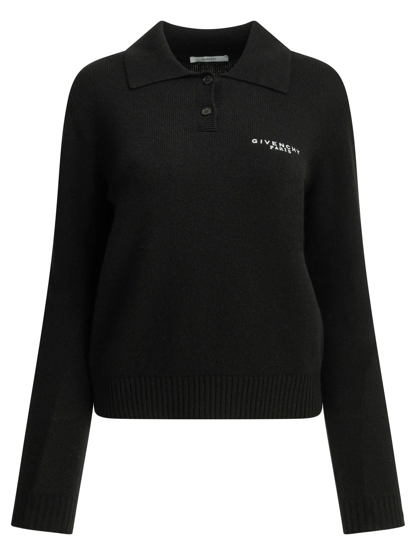 Logo Polo Sweater Knitwear Black sold by Wanan Luxury