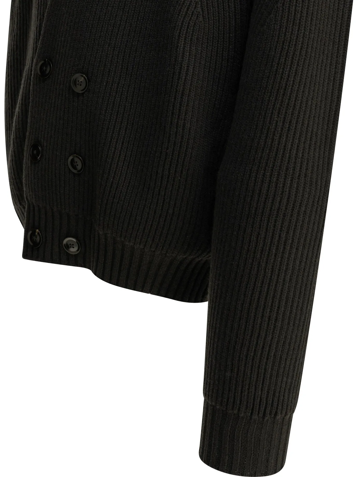 Double-Breasted Cashmere Cardigan Knitwear Grey sold by Wanan Luxury product image thumbnail 4