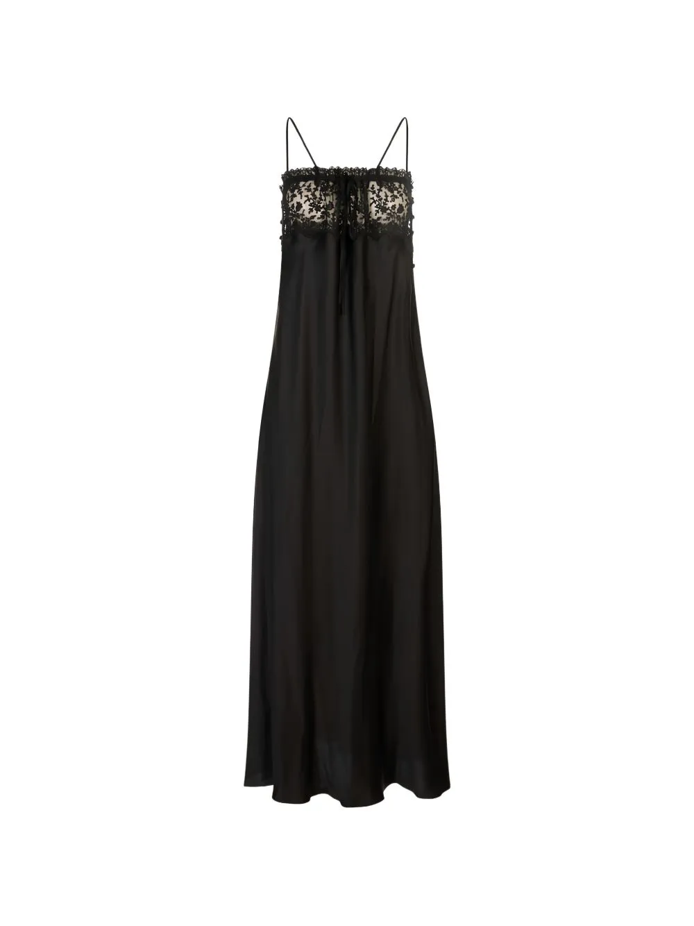 Satin Silk Long Dress sold by Wanan Luxury