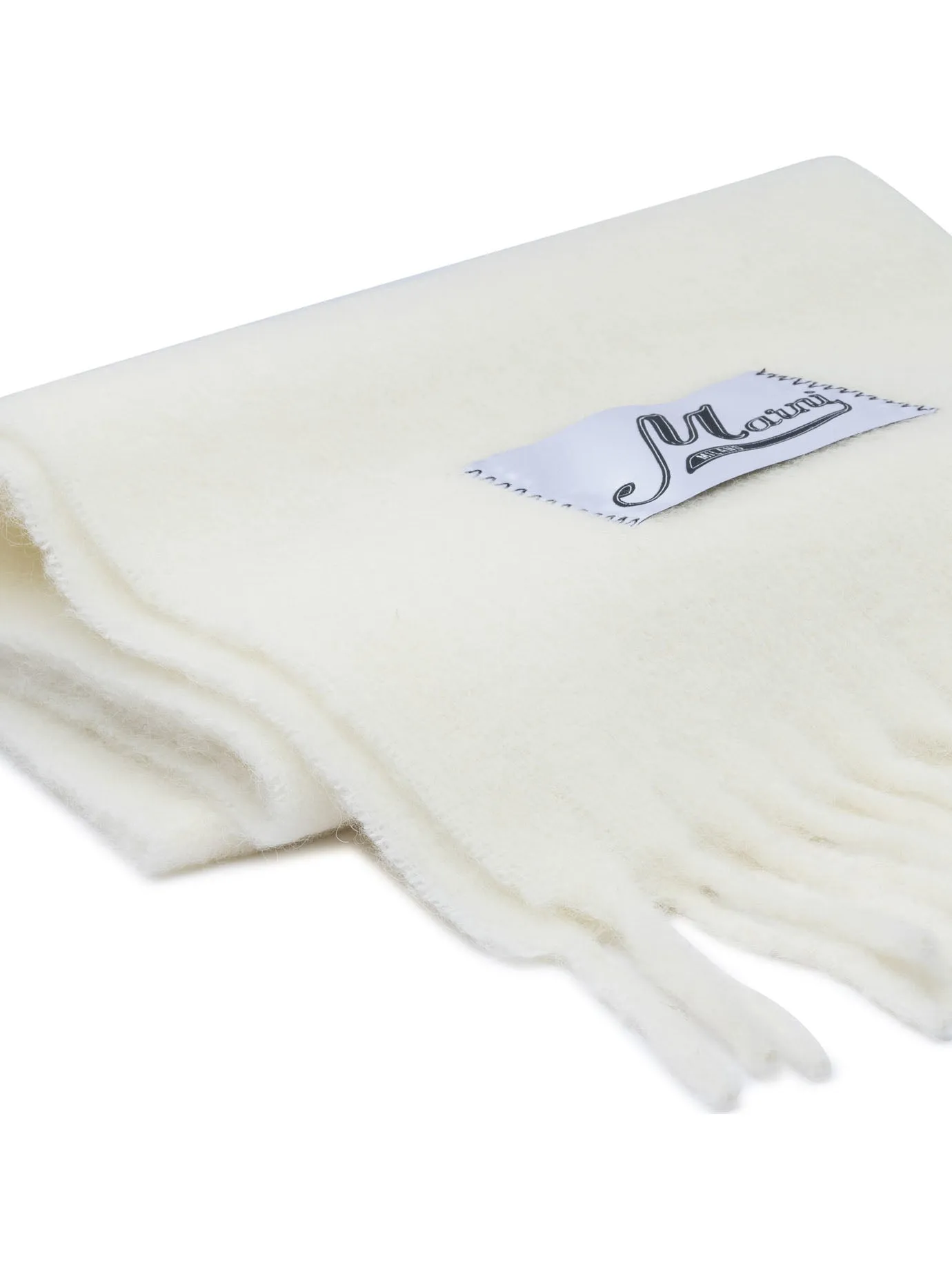 Alpaca Scarf Sciarpe & Foulard White sold by Wanan Luxury product image thumbnail 2