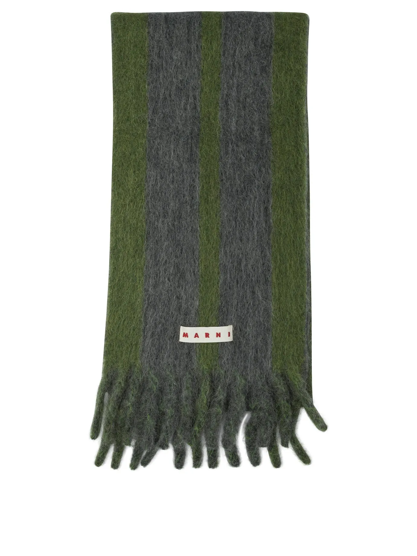 Wool And Mohair Scarf Sciarpe & Foulard Grey sold by Wanan Luxury