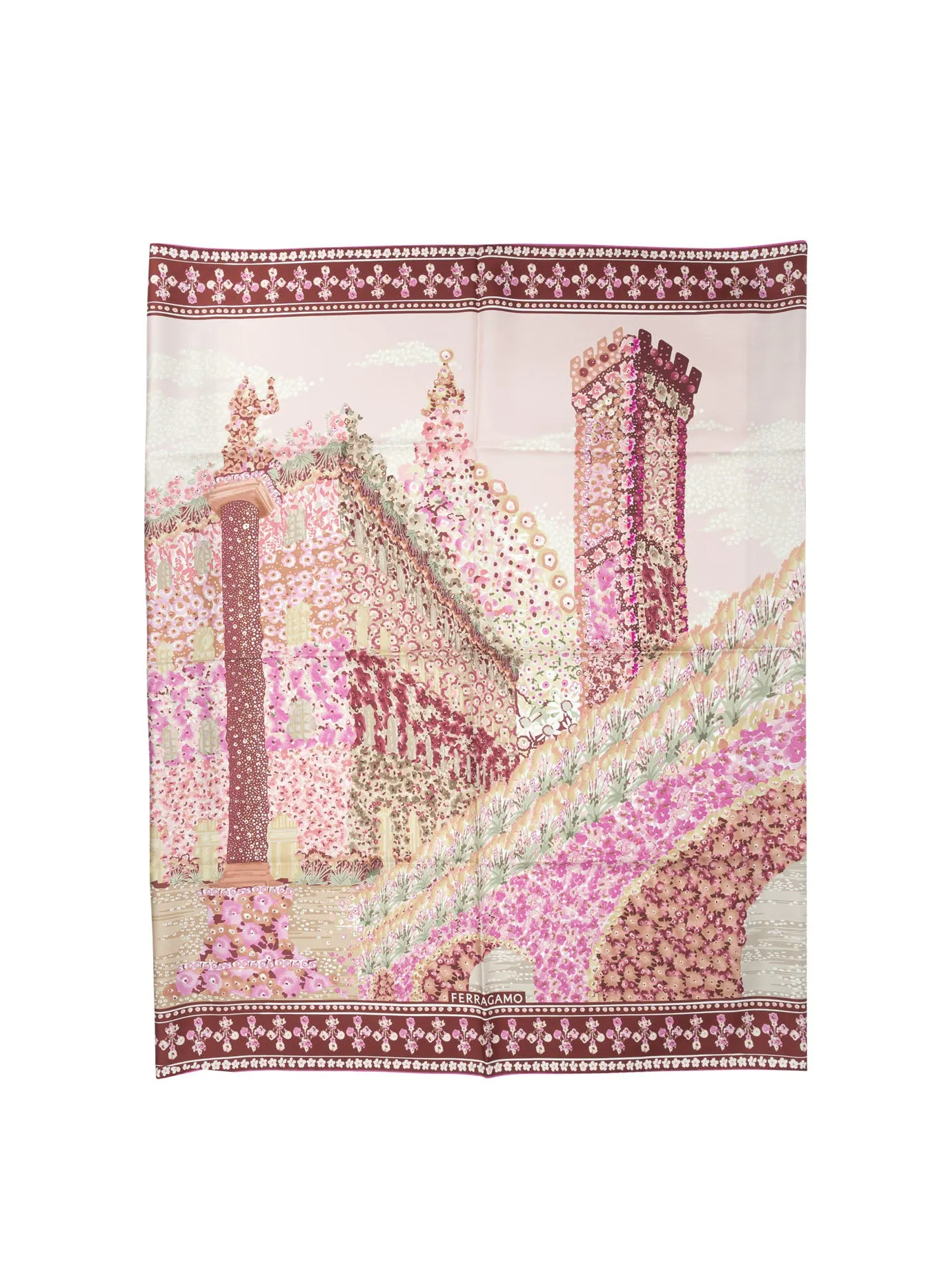 Fiorenza Sciarpe & Foulard Bordeaux sold by Wanan Luxury