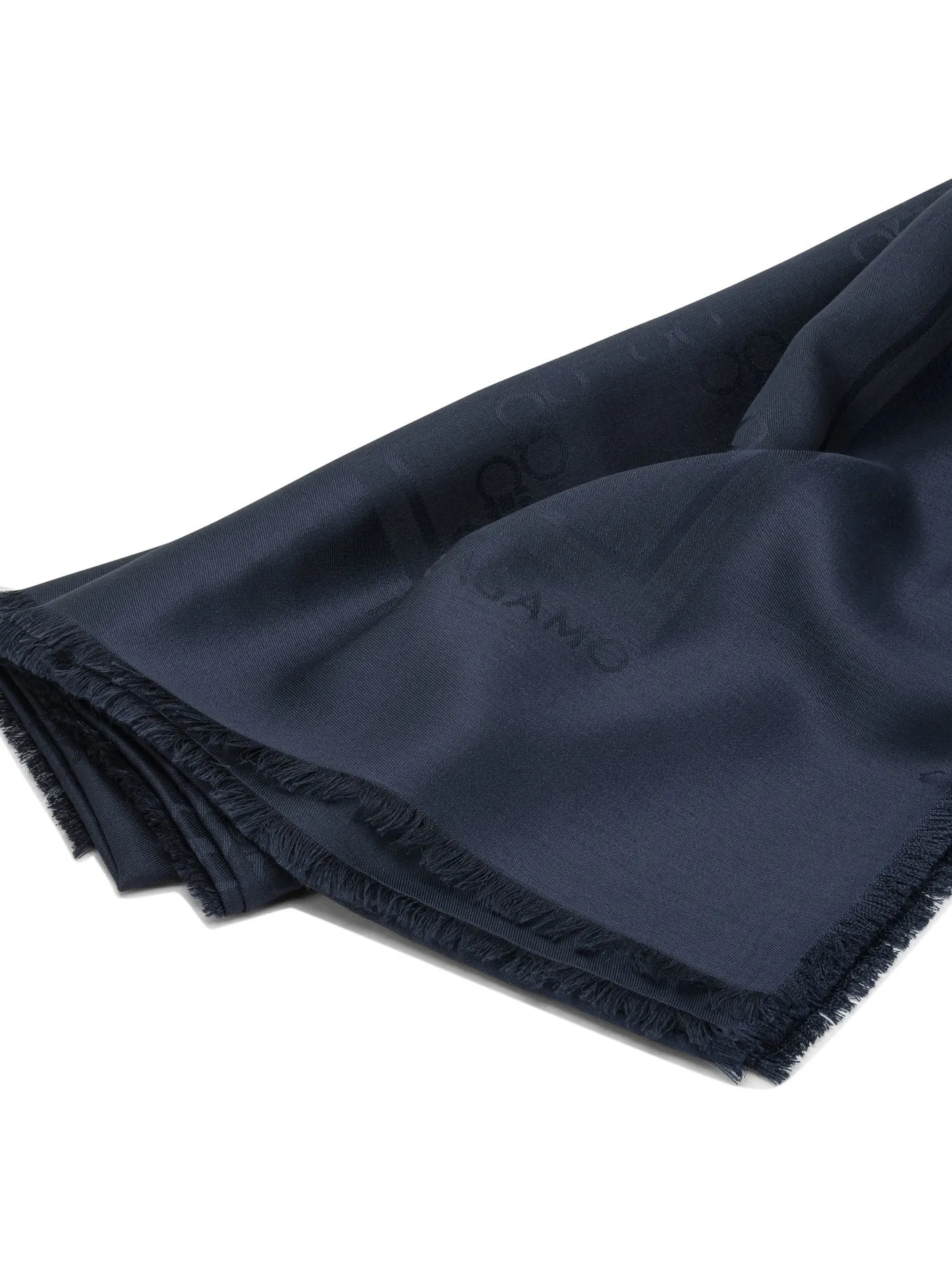 Gancini Silk Scarf Sciarpe & Foulard Blue sold by Wanan Luxury product image thumbnail 2