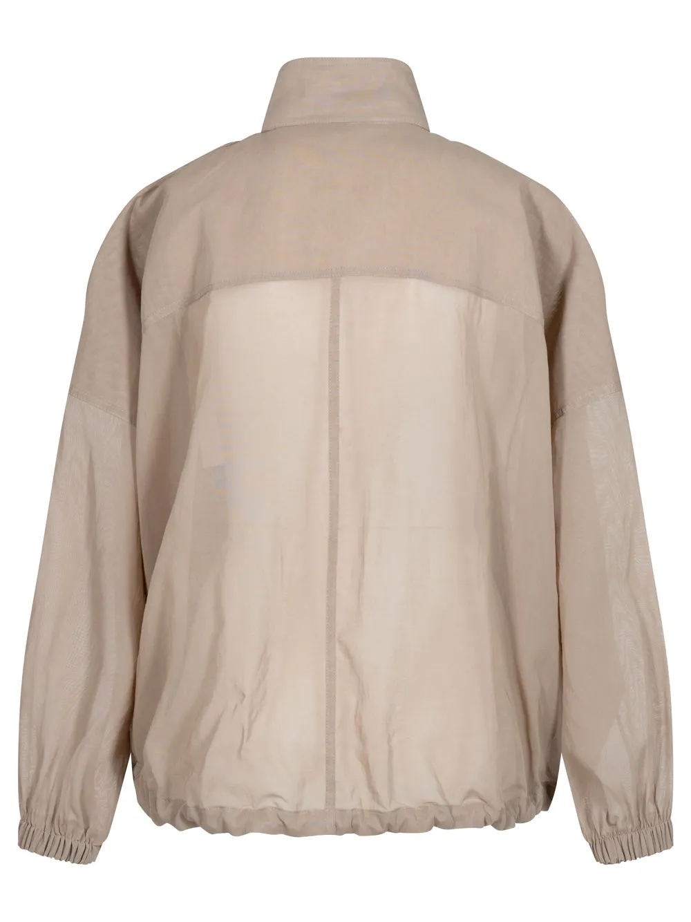 Cotton Sheer Bomber Jacket sold by Wanan Luxury product image thumbnail 2