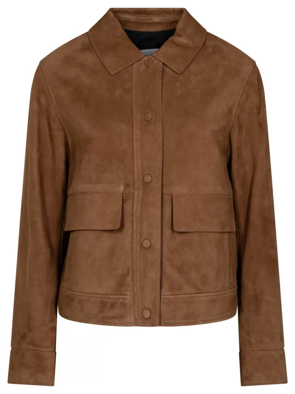 Suede Jacket made by Yves Salomon