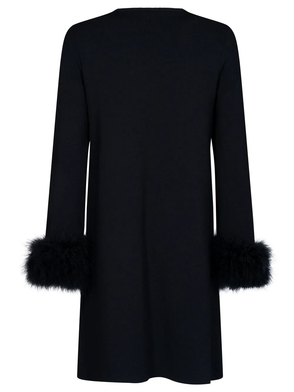 V Logo And Feather-Detail Knitted Dress sold by Wanan Luxury product image thumbnail 2