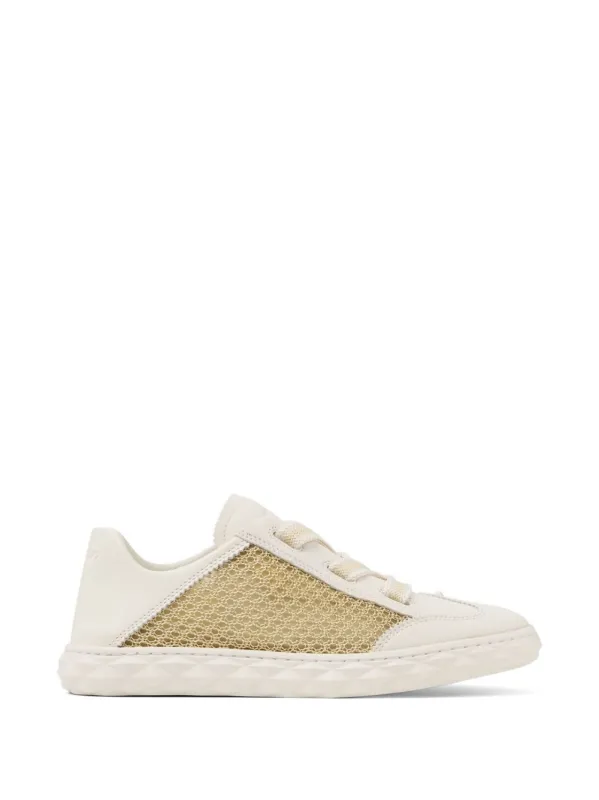 Diamond Leather Sneakers made by Jimmy Choo
