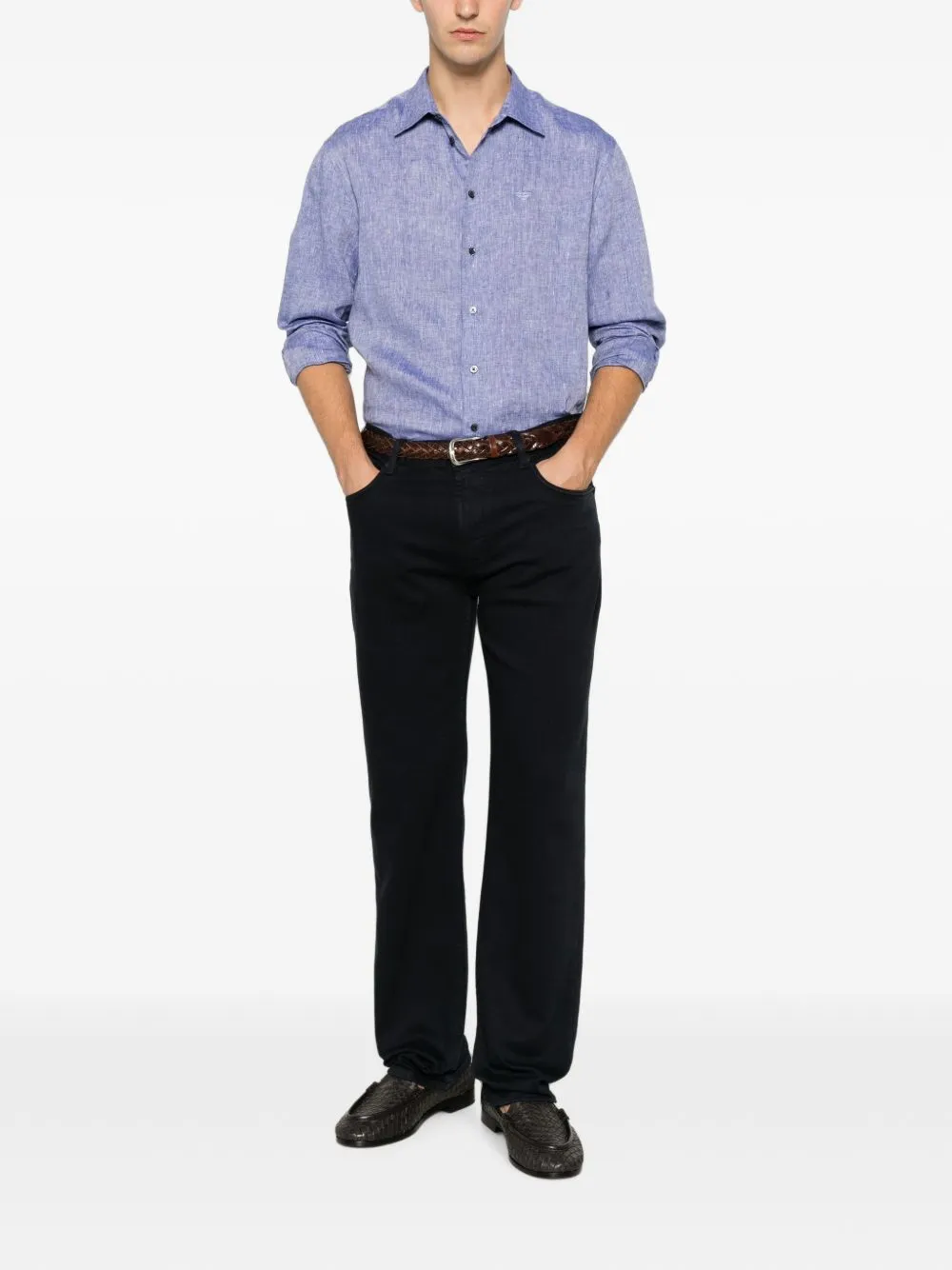 Linen Shirt sold by Wanan Luxury product image thumbnail 4