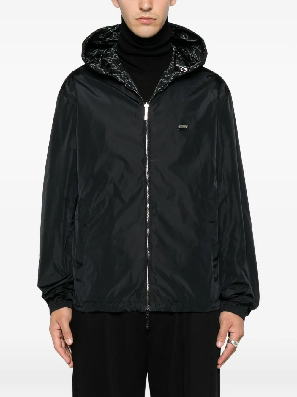 Nylon Bomber Jacket sold by Wanan Luxury product image thumbnail 4
