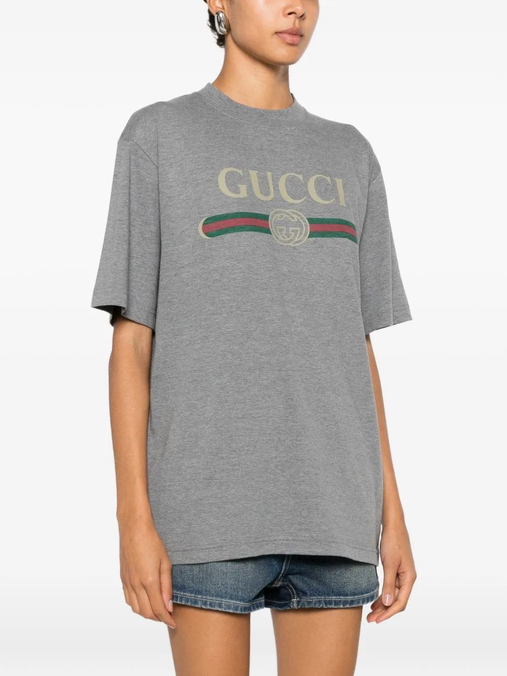 Logo Cotton T-Shirt sold by Wanan Luxury product image thumbnail 3