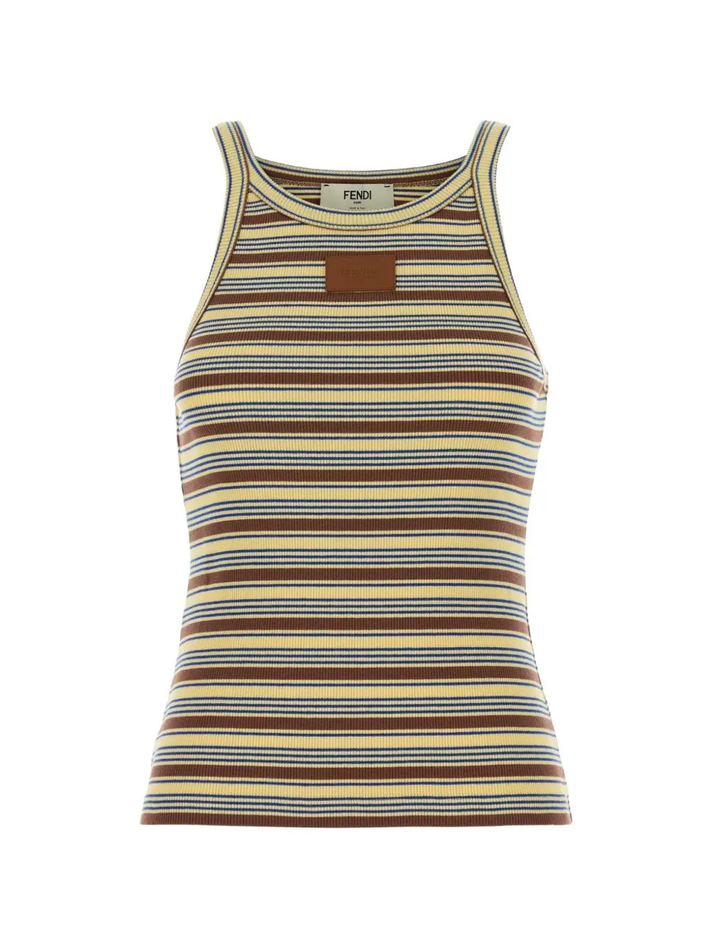 Striped Cotton Tank Top sold by Wanan Luxury