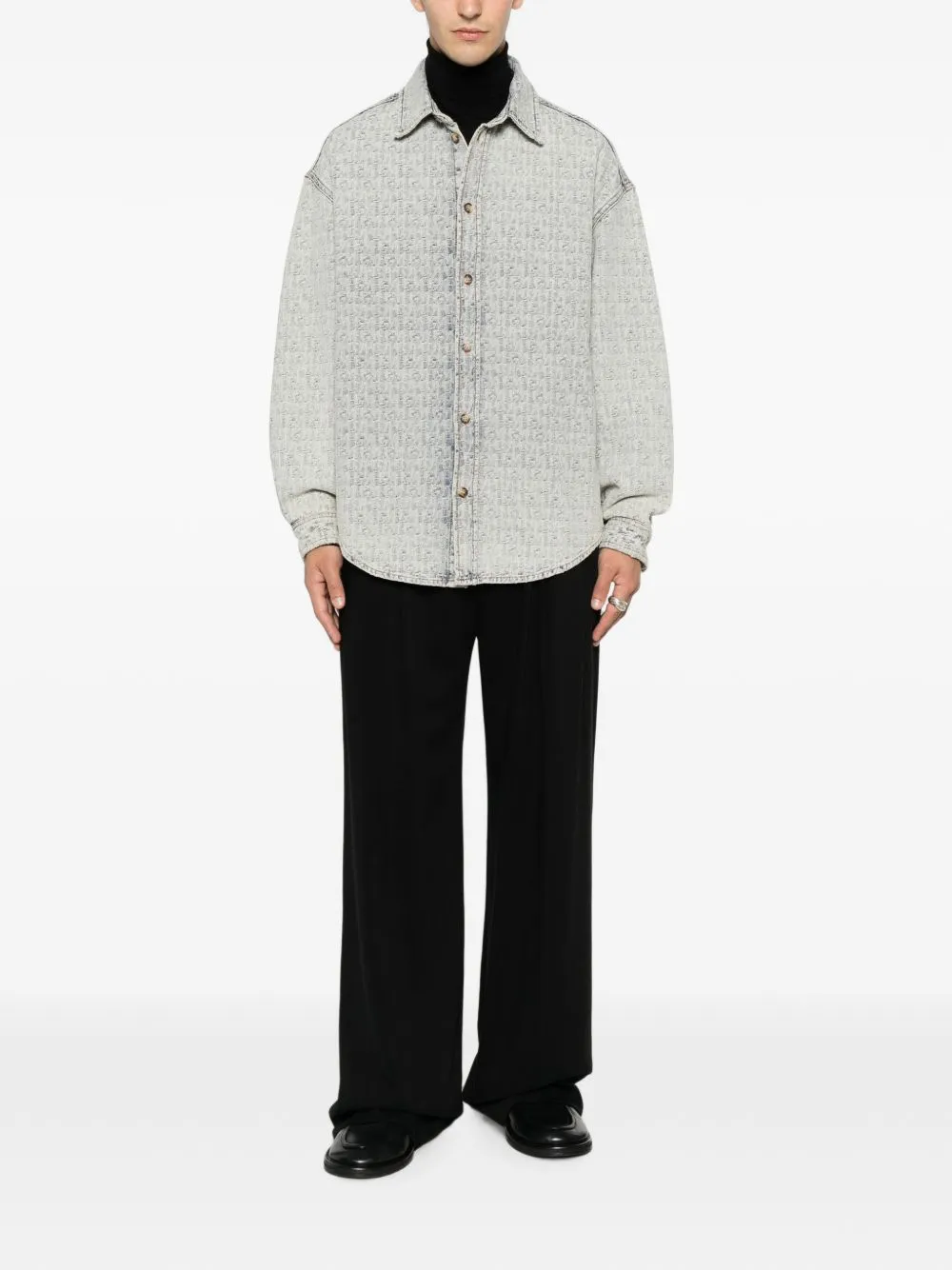 Printed Cotton Shirt sold by Wanan Luxury product image thumbnail 3