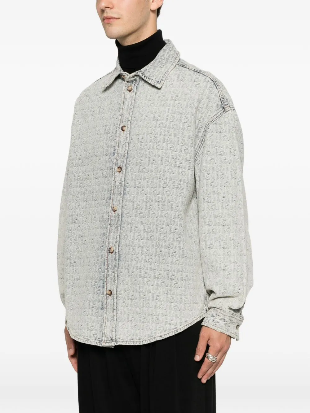Printed Cotton Shirt sold by Wanan Luxury product image thumbnail 4
