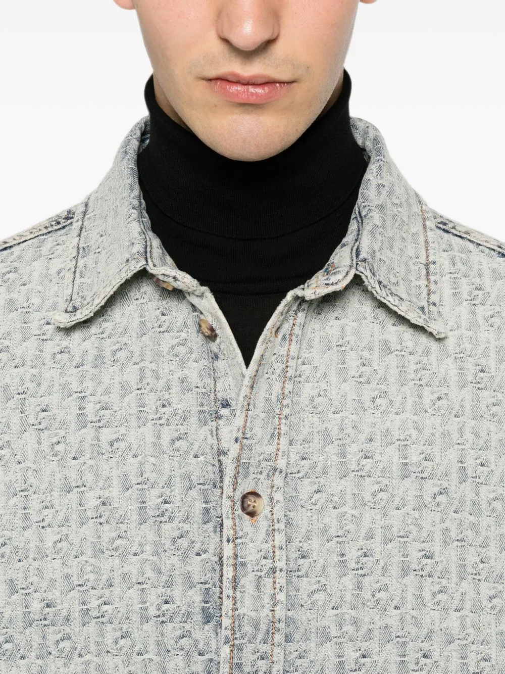 Printed Cotton Shirt sold by Wanan Luxury product image thumbnail 2