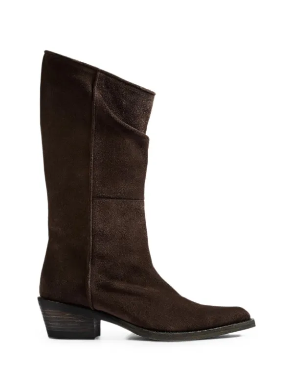 Clive Leather Boots made by KHAITE