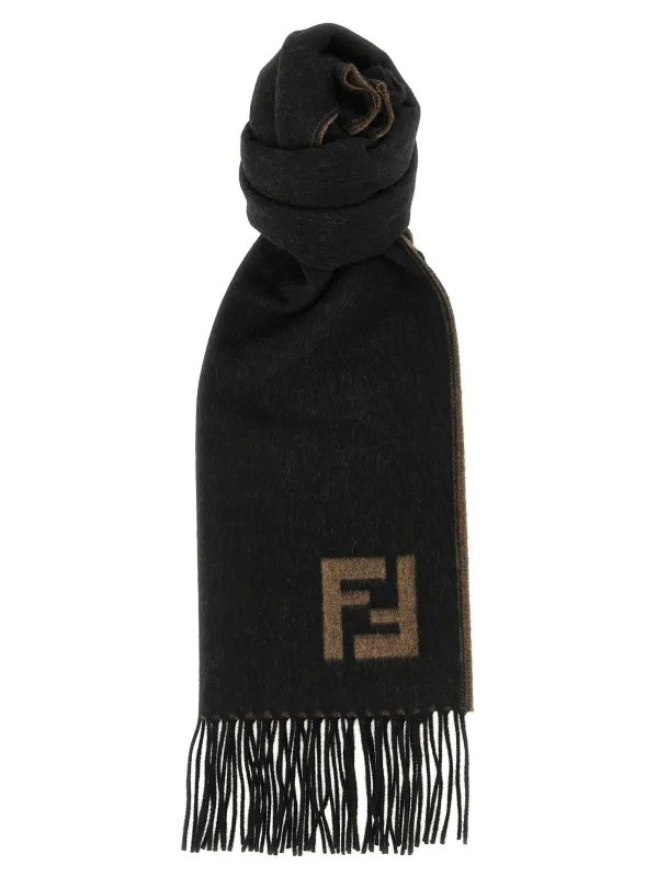 Double-Sided Scarf Scarves And Foulards Multicolor made by Fendi
