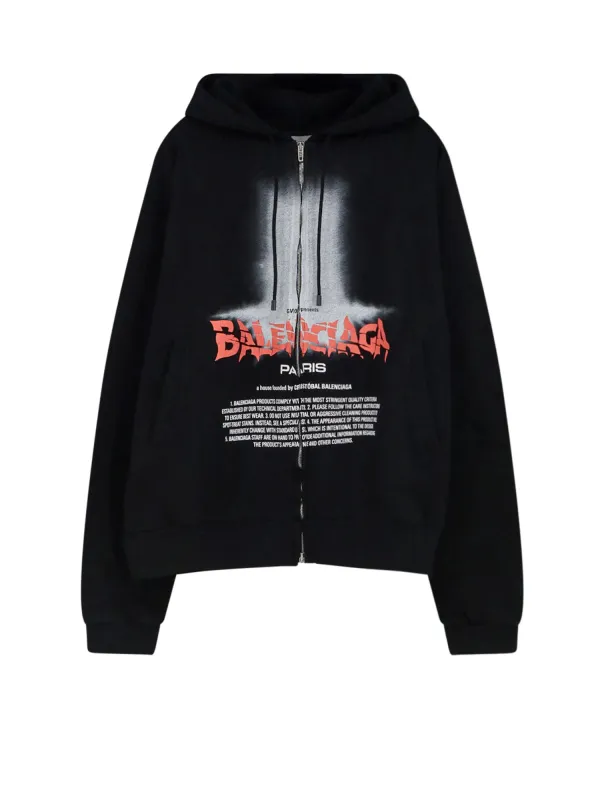 The Door Cotton Sweatshirt made by Balenciaga