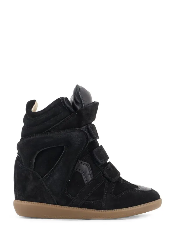 Bekett Suede And Leather Sneakers made by Isabel Marant